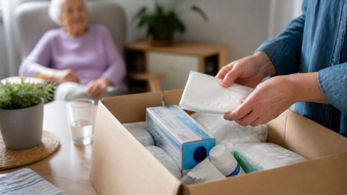 Pflegehilfsmittel im Alltag: Inhalt, Bestellung und richtige Auswahl einer Pflegebox